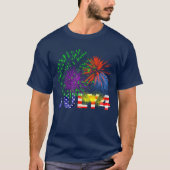 7月4日の花火大会 Tシャツ (正面)