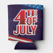 7月4日の花火赤白青 缶クーラー (裏面)