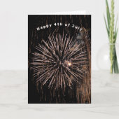 7月4日の花火 カード (正面)