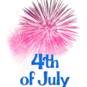 7月4日の花火 Tシャツ