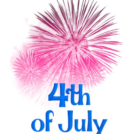 7月4日の花火 Tシャツ