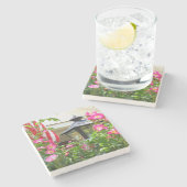 7月4日の花 – マーサのブドウ園 ストーンコースター (横)