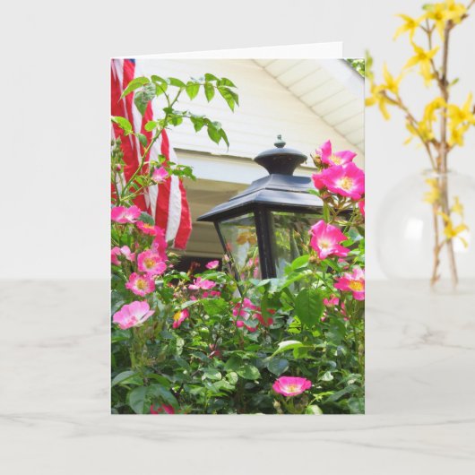 7月4日の花 – Martha's Vineyard Card カード (黄色い花)