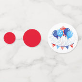 7月4日の表紙吹雪 コンフェッティ (裏面)