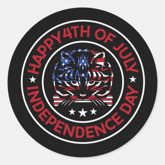 7月4日の言葉 ラウンドシール (正面)