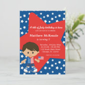 7月4日の誕生日の少年 招待状 (スタンド正面)