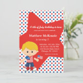 7月4日の誕生日の少年 招待状 (スタンド正面)