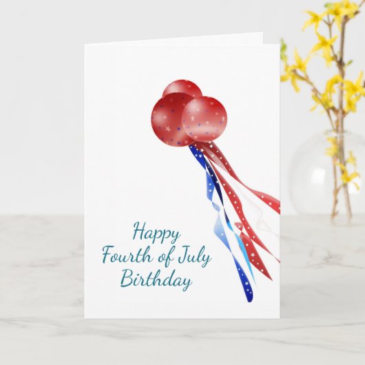 7月4日の誕生日は、あなたの輝きを得ます カード (黄色い花)