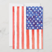 7月4日の誕生日 招待状 (裏面)