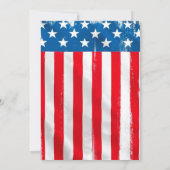 7月4日の誕生日 招待状 (裏面)