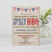 7月4日の赤白青花火 招待状 (スタンド正面)