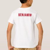 7月4日の赤白青 Tシャツ (裏面)