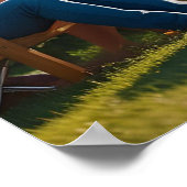 7月4日の赤・白・青シーン ポスター (角)