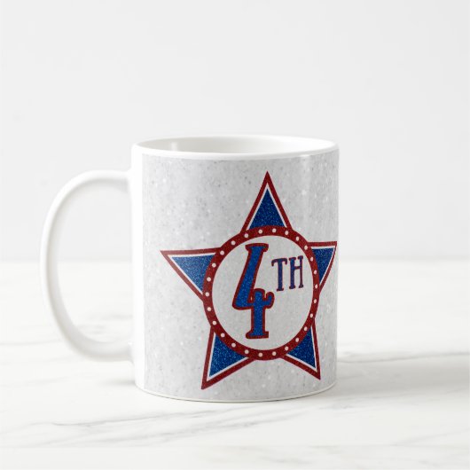7月4日の輝き コーヒーマグカップ (左)