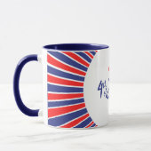 7月4日の輝く幸せ マグカップ (左)