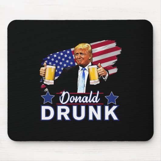 7月4日の飲おもしろいみ会 – Donald Dru マウスパッド (正面)