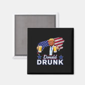 7月4日の飲おもしろいみ会 – Donald Dru マグネット (正面/裏面)