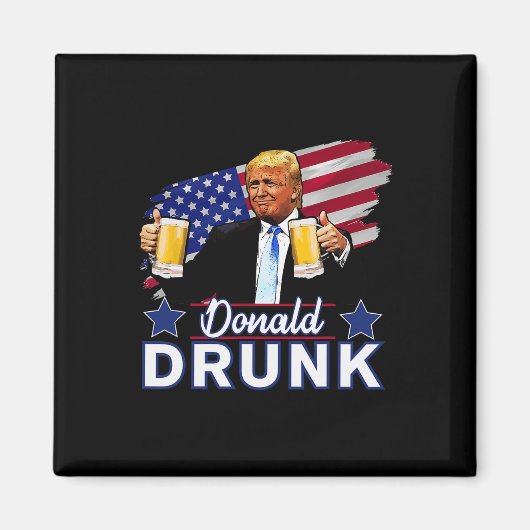 7月4日の飲おもしろいみ会 – Donald Dru マグネット (正面)