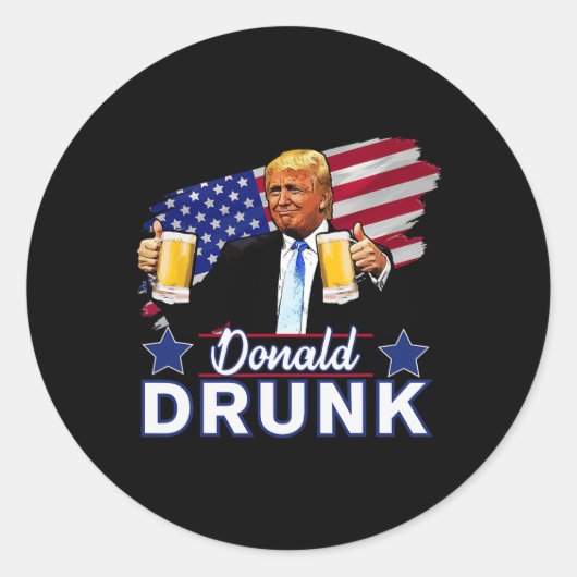 7月4日の飲おもしろいみ会 – Donald Dru ラウンドシール (正面)