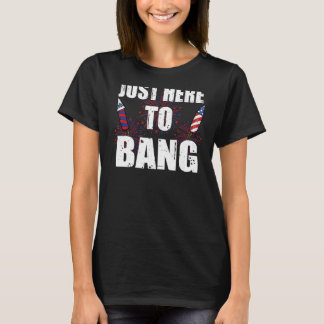 7月4日のBang Bang Firmwareの女性花火大会 Tシャツ