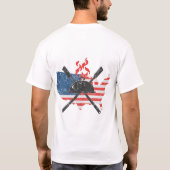 7月4日のBBQグリルマスター Tシャツ (裏面)