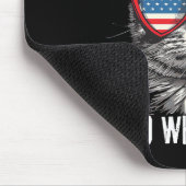7月4日のCat Patriotiで自由に行動する マウスパッド (コーナー)