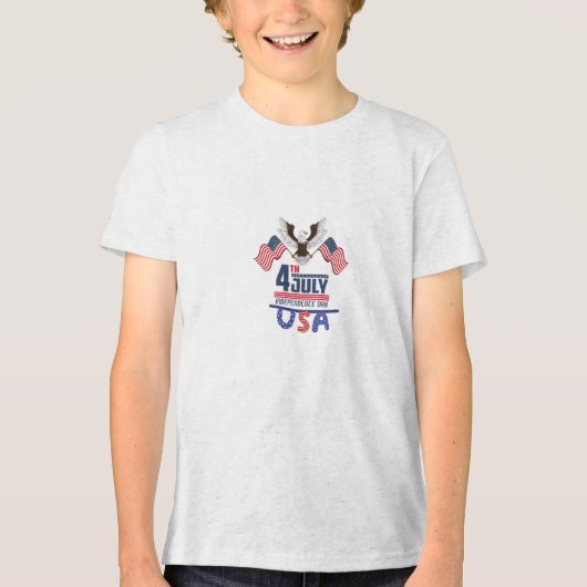 7月4日のTシャツデザイン トライブレンドTシャツ (正面)