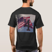 7月4日のTシャツ Tシャツ (裏面)