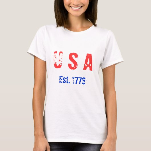 7月4日のU S Tシャツ (正面)