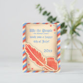 7月4日はがき第4回パーチメント ポストカード (スタンド正面)