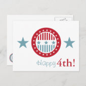 7月4日はがき ポストカード (正面/裏面)