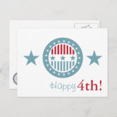 7月4日はがき ポストカード (正面/裏面)