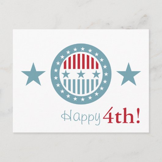 7月4日はがき ポストカード (正面)