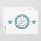 7月4日はがき ポストカード (正面/裏面)