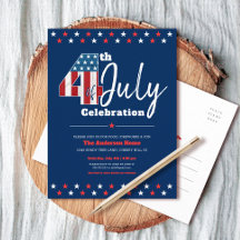 7月4日はっきりした木モダン米素朴州旗