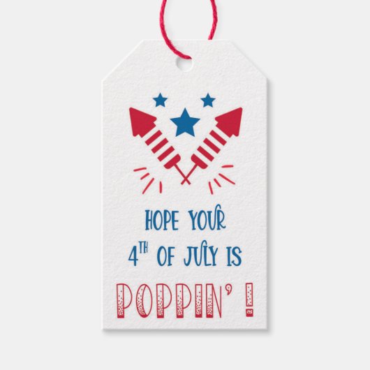 7月4日はポッピンのプロモーション ギフトタグ (正面)