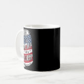 7月4日は冷たいビールにおもしろいなるのは悪い日 コーヒーマグカップ (正面左)