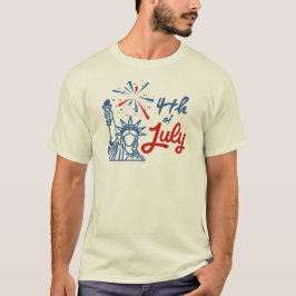 7月4日は最高の日です Tシャツ