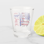 7月4日ひまわり ショットグラス (裏面)