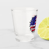 7月4日ひまわり ショットグラス (左)