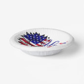 7月4日ひまわり ペーパーボウル (傾斜あり)