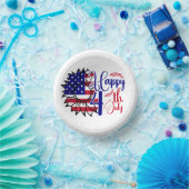 7月4日ひまわり ペーパーボウル (パーティー)