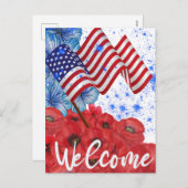 7月4日へようこそ シーズンポストカード (正面/裏面)