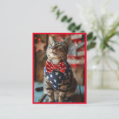 7月4日めでたい猫 シーズンポストカード (スタンド正面)