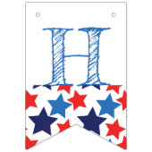 7月4日めでたい/独立記念日 バンティングフラッグ (第2の旗)