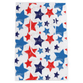 7月4日めでたい/独立記念日 ミディアムペーパーバッグ (裏面)