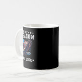 7月4日もしに負けおもしろいるのは反逆だ コーヒーマグカップ (正面左)