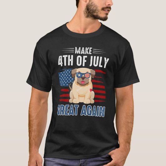 7月4日を再素晴らしび月にする Tシャツ (正面)