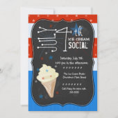 7月4日アイスクリームソーシャル 招待状 (正面)