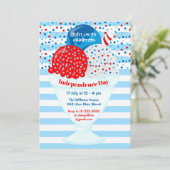 7月4日アイスクリームパーティー 招待状 (スタンド正面)